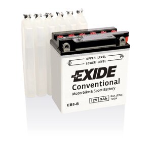 Аккумулятор мото EXIDE Conventional EB9-B 9 Ah 100 A (135x75x139) 135x75x139