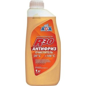 Антифриз Aga Очиститель Готовый -30C Безцветный 1 Кг AGA арт. AGA045R