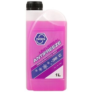Антифриз, Готовый Раствор Universal Antifreeze G12 -36 Фиолетовый 1л NGN арт. V172485631