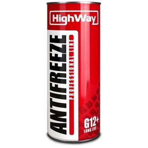 Антифриз highway antifreeze-40 LONG LIFE G12+ красный 1 кг