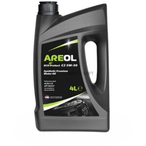 Areol eco protect 5w30 (5l) масло моторное! синт. acea c3, api sp, vw 504.00/507.00, mb 229.51