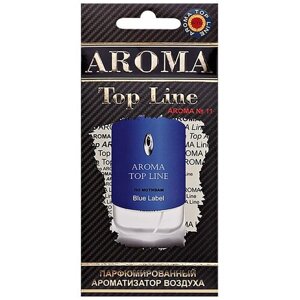 AROMA TOP LINE Ароматизатор для автомобиля Aroma №11 Givenchy Blue Label 14 г специальный