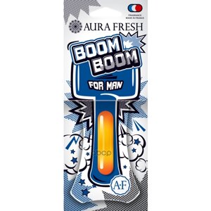 Ароматизатор Подвесной (For Men/ Для Мужчин) Aura Fresh" Boom Boom (Жидкий) Aura Fresh арт. 23303
