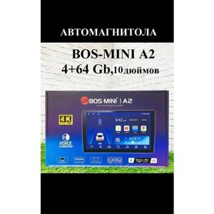 Автомагнитола BOS-MINI А2 4/64ГБ 10 дюймов на базе Андроид Мультимедиа система, чистый звук, глубокие басы