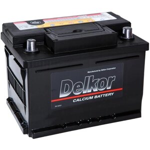 Автомобильный аккумулятор Delkor 6СТ-61 (56177), 242x175x175, полярность обратная