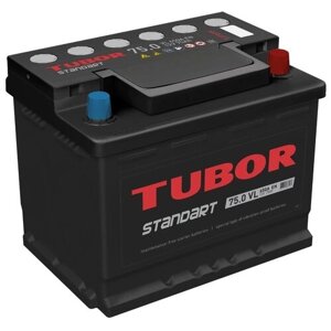 Автомобильный аккумулятор TUBOR STANDART 6ст-75.0 VL