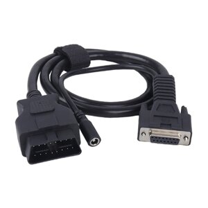Автомобильный диагностический кабель-удлинитель MyPads OBD II - DB15 16 контактов универсальный для всех автомобилей с интерфейсом OBD2