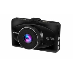 Автомобильный видеорегистратор Full HD 1080 30 FPS с камерой заднего вида DENICER DASH CAM D720D