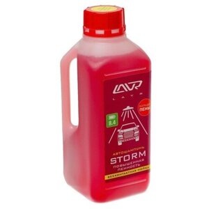 Автошампунь LAVR Storm бесконтактный, повышенная пенность 1:100, 1 л, бутылка Ln2336. В упаковке шт: 1