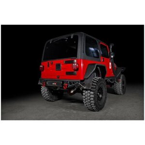 Бампер силовой задний BMS ALFA для Jeep Wrangler TJ 1996-2007