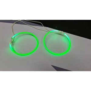 CCFL Ангельские глазки под маски 3.0 (95mm) Зеленые (4 кольца в комплекте, без инвертора)