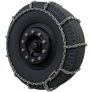 Цепи противоскольжения 225/80 R17.5 GROSCO для малотоннажных грузовиков. Диаметр прутка цепи 6 мм / Рисунок Лесенка