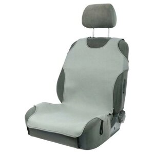 Чехол-майка TORSO на переднее сиденье, цвет серый, набор 2 шт. В упаковке шт: 1