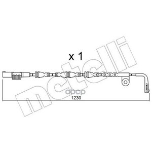 Датчик Износа Тормозных Колодок Metelli арт. SU. 257