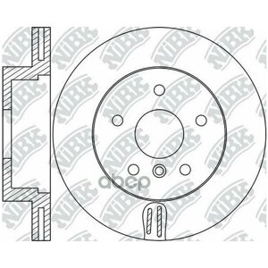 Диск Тормозной Передний Bmw X3-F25 10-17 / X4-F26 14-18 Nibk Rn1719 NiBK арт. RN1719