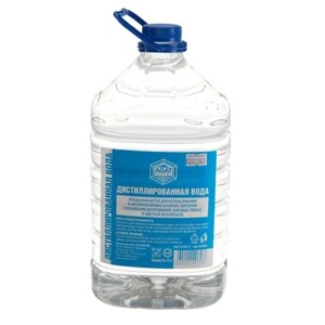 Дистиллированная вода AGAT Avto АГАТ 4 л пластиковая бутылка