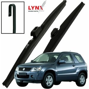 Дворники Suzuki Grand Vitara (2) JT Сузуки Гранд Витара 3 дв. 2005 2006 2007 2008 Щетки стеклоочистителя зимние LYNXauto 480мм-480мм к-т 2 шт.