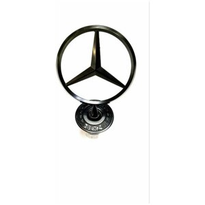 Эмблема на капот для Mercedes -Benz мерседес (прицел) цвет черный