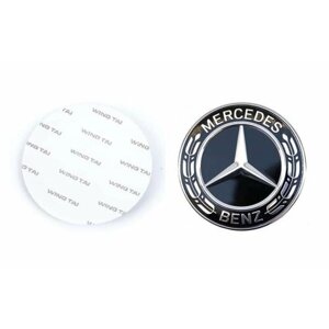Эмблема на руль Mercedes black edition