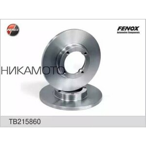 FENOX TB215860 TB215860_диск тормозной передний! Daewoo Matiz 0.8/1.0 98>