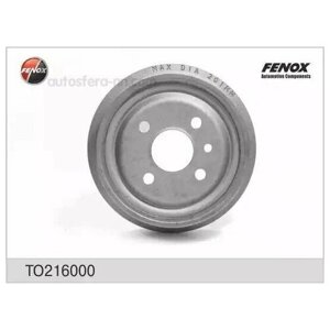 FENOX TO216000 барабан тормозной daewoo NEXIA/LANOS/espero/OPEL ASTRA F/KADET E
