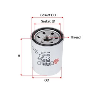 Фильтр Масляный Mitsubishi Carisma 1,8 2000 - 2006 Mitsubishi L200 2,4 2014 - C1011 Sakura арт. C1011