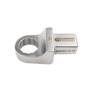 GARWIN INDUSTRIAL 505580-18-14 Насадка для динамометрического ключа накидная 18 мм с посадочным квадратом 14*18