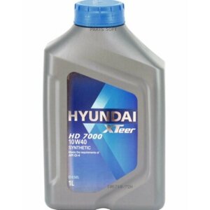 Hyundai-XTEER 1011237 масло моторное xteer HD 7000 10W40 1л