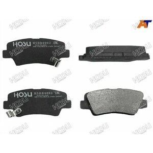 Колодки тормозные зад hyundai solaris 10-17/KIA RIO 10-17/KIA SOUL/GEELY ATLAS 16- HOSU джили атлас