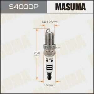 Комплект свечей MASUMA - Свеча зажигания платиновая S400DP / Комплект 4 шт MASUMA / арт. S400DP -1 шт)
