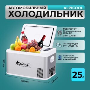 Компрессорный холодильник Alpicool МК25 - идеальное решение для автопутешествий!