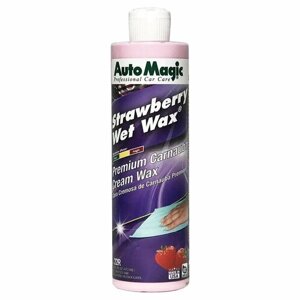 Крем-воск для защиты кузова Auto Magic Strawberry Wet Wax 22R, с ароматом клубники, 473 мл
