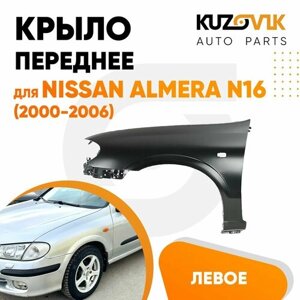 Крыло переднее левое для Ниссан Альмера Nissan Almera N16 (2000-2006)