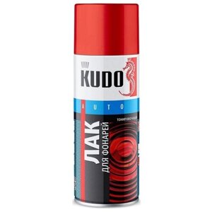 Лак KUDO KU-9022 для фонарей красный тонировочный 520 мл 0.34 кг