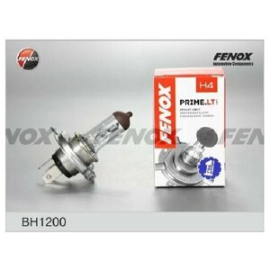 Лампа галогеновая головного света H4 P43t 12V 60/55W картон 1шт, FENOX BH1200