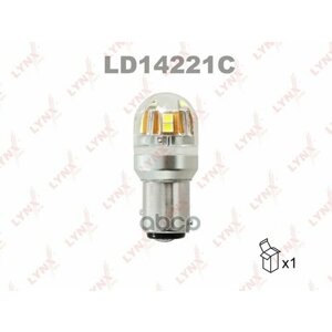 Лампа Светодиодная Led P21/5W S25 12V Bay15d Smdx15 6800K Canbus LYNXauto арт. LD14221C