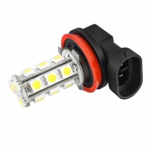 Лампа светодиодная Skyway H11, 12 В, 18 SMD диодов, S08201006 (комплект из 10 шт)