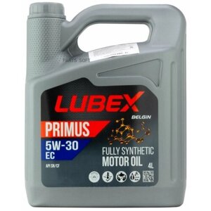 Lubex primus ec 5w30 (4l) масло моторное! синт. api sn, api cf