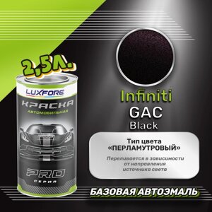 Luxfore краска базовая эмаль Infiniti GAC Black 2500 мл