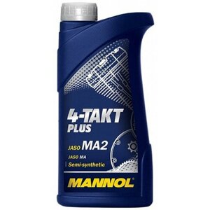 MANNOL 1400 Масло моторное MANNOL 4-Takt Plus 10W-40 полусинтетическое 1 л 1400