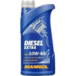 MANNOL Масло Моторное 10W40 Mannol 1Л Полусинтетика Diesel Extra Ch-4/Sl, B3/A3