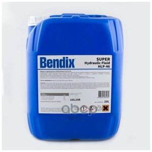 Масло Гидравлическое Bendix Super Hydraulic Fluid Hlp -46 Минеральное 20 Л 185020b BENDIX арт. 185020B