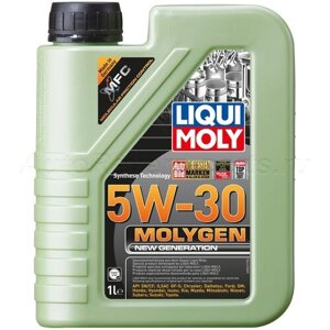 Масло моторное liqui moly 9041 5W-30 snсf molygen NEW generation 1л (нс-синт. мотор. масло)