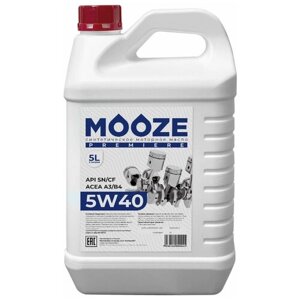Масло моторное синтетическое Mooze Premiere 5W40 (5л)