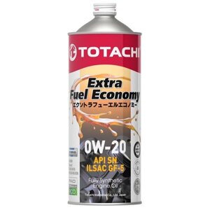 Масло моторное TOTACHI Extra Fuel SN синтетика 0W20 1л.
