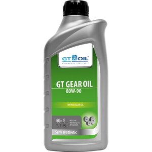 Масло трансмиссионное GT OIL Gear Oil GL-4 80W-90, 80W-90, 1 л