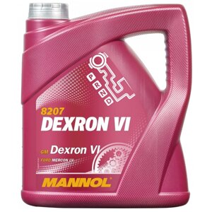 Масло трансмиссионное Mannol DEXRON VI, 4 л