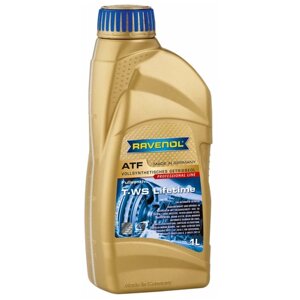 Масло трансмиссионное RAVENOL ATF T-WS Lifetime, 1 л, 1 шт.