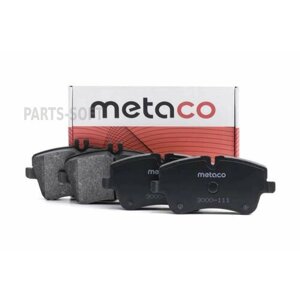 METACO 3000-111 Колодки тормозные передние к-кт Mercedes Benz W203 (2000-2006), Mercedes Benz C209 CLK coupe (2002-2