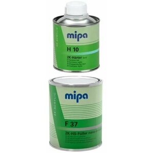 MIPA F37 HS Fillprimer Грунт мокрый-по-мокрому полиуретановый серый (1л+0,25л)